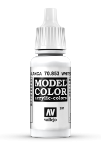 Vallejo 70853 Model Color 70853 201 White Glaze