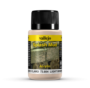 Vallejo 73804 Splash Mud 40 ml. Light Brown Mud