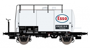 Exact-Train EX20607 Wagon cysterna 30m3 Uerdinger, 584 876 Esso, DB, Ep. IIIb