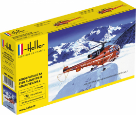 Heller 80289 SA 316 Alouette III Securite Civile - 1:72