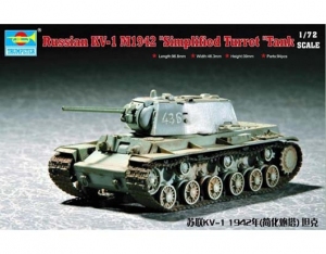 TRUMPETER 07234 Ciężki czołg KW-1 (mod 1942) - 1:72