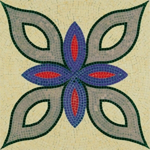 Aedes Ars 5511 Mozaika 300x300 mm - Wzór roślinny
