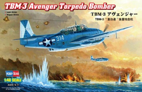 HOBBY BOSS 80325 TBM-3 Avenger Torpedo Bomber - 1:48
