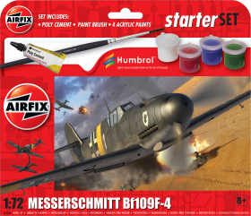 AIRFIX A55014 Starter Set - Messerschmitt Bf109F-4  - 1:72