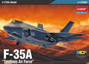 ACADEMY 12561 F-35A 7 Nations Air Force 1:72