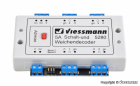 Viessmann 5280 Przełącznik wieloprotokołowy i dekoder zwrotnic