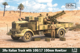 IBG 72098 3Ro Italian Truck with 100/17 100mm Howitzer - 1:72