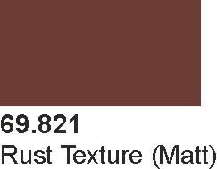 Vallejo 69821 Mecha Color 69821 Rust Texture (Matt)