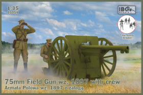 IBG 35059 Armata polowa 75 mm Wz.1897 z załogą - 1:35