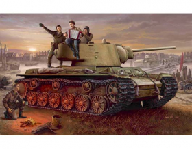Trumpeter 00360 KV-I Model 1942 Lightweight Cast Tank - 1:35