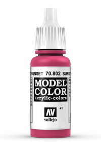 Vallejo 70802 Model Color 70802 41 Sunset Red