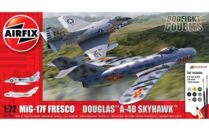 Airfix A50185 Gift Set - Mig 17F Fresco Douglas A-4B Skyhawk Dogfight Double - 1:72