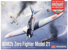 Academy 12352 A6M2b Zero Fighter Model 21 Battle of Midway - 1:48