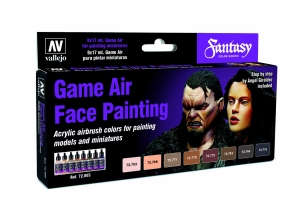 Vallejo 72865 Zestaw Game Air 8 farb - Face Painting