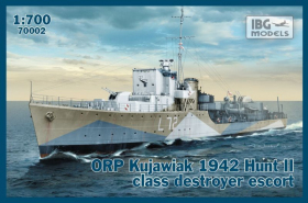IBG 70002 ORP Kujawiak 1942 niszczyciel eskortowy klasy Hunt II - 1:700