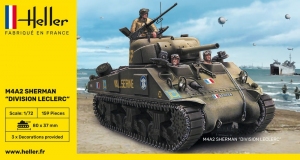 Heller 79894 M4A2 Sherman Division Leclerc - 1:72