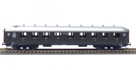 Exact-Train EX10020 Wagon pasażerski AB7522 (oliwkowy, srebrny dach), NS, Ep. II