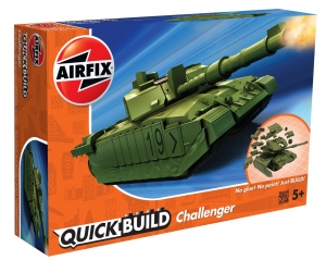 Airfix J6022 Quickbuild - Challenger Tank Green
