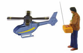 Viessmann 1563 H0 Ruchoma figurka - Modelarz z helikopterem