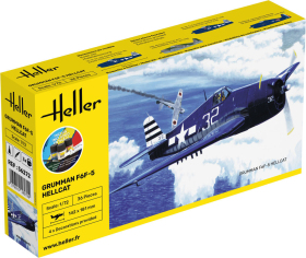 HELLER 56272 Starter Set - F6F-5 Hellcat - 1:72