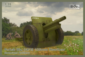 IBG 35060 Polska haubica 10 cm Wz. 14/19 artylerii zmotoryzowanej - 1:35