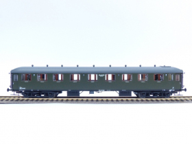 Exact-Train EX10024 Wagon pasażerski AB7536 (zielony, szary dach), NS, Ep. III