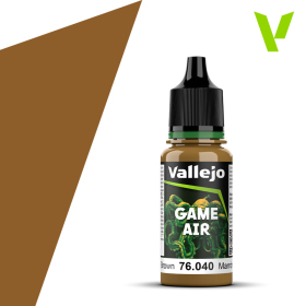 Vallejo 76040 Game Air 040-18 ml. Leather Brown