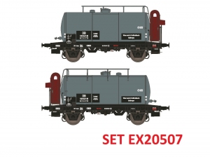 Exact-Train EX20507 Zestaw 2 cystern 24m3 Uerdinger, Wintershall, DB, Ep. IIIb