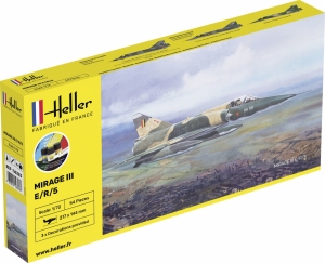 HELLER 56323 Starter Set - AMD Mirage IIIE/R/5 BA - 1:72