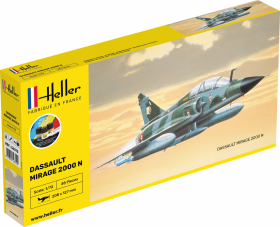 HELLER 56321 Starter Set - Mirage 2000 N - 1:72