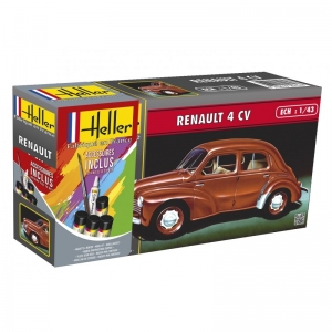 Heller 56174 Starter Set - Renault 4 CV - 1:43