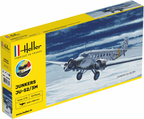 HELLER 56380 Starter Set - Junkers JU-52/3m - 1:72