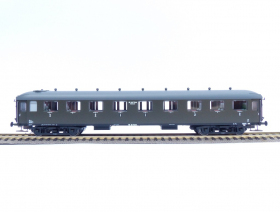 Exact-Train EX10022 Wagon pasażerski AB7544 (oliwkowy, szary dach), NS, Ep. II
