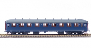 Exact-Train EX10012 Wagon pasażerski B6153 (berlinerblau, szary dach), NS, Ep. III