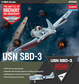 Academy 12345 USN SBD-3 Battle of Midway - 1:48
