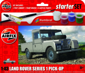 Airfix A55012 Starter Set - Land Rover Series 1 - 1:43