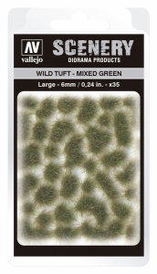 Vallejo SC416 Wild Tuft - Mixed Green