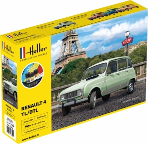 Heller 56759 Starter Set - Renault 4 TL/GTL - 1:24
