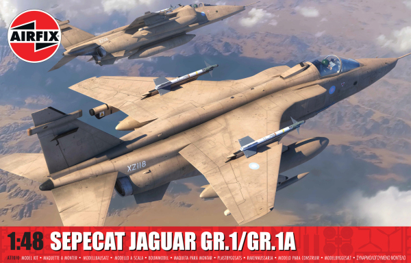 AIRFIX A11010 Sepecat Jaguar GR.1/GR.1A - 1:48 (Nowość 2025)