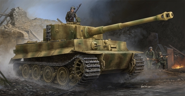 TRUMPETER 09540 Pz.Kpfw.VI Ausf.E Sd.Kfz.181 Tiger I (Late Prod.) w/Zimmerit - 1:35