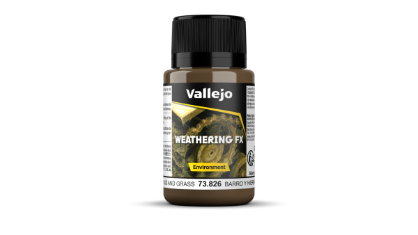 VALLEJO 73826 Weathering Effects 40 ml. Mud and Grass Effect