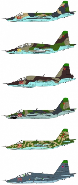 Vallejo 71603 Zestaw Air War 8 farb - Soviet / Russian colors Su-25/39 Frogfoot from 80 to present