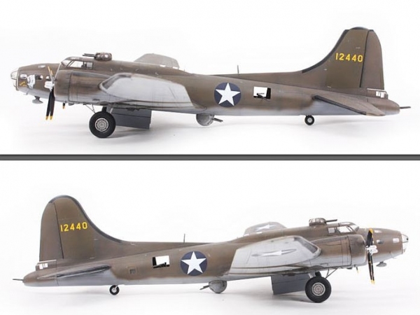 ACADEMY 12533 Boeing B-17E USAAF Pacific Theater 1:72