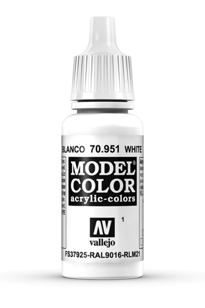 Vallejo 70951 Model Color 70951 1 White