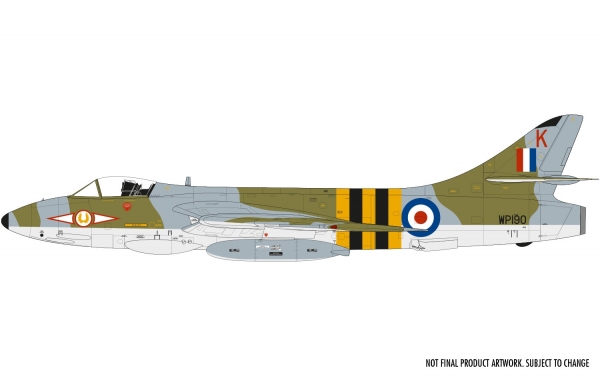 Airfix A09189 Hawker Hunter F.4/F.5/J.34 - 1:48