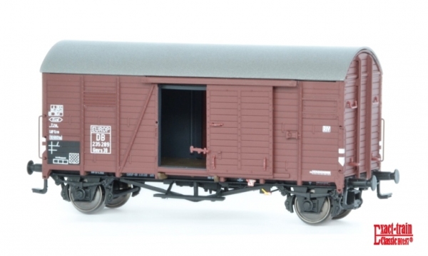 Exact-Train EX20116 Zestaw 3 wagonów towarowych krytych Oppeln Gmrhs30 223714, 235289, 221806, DB, Ep. III