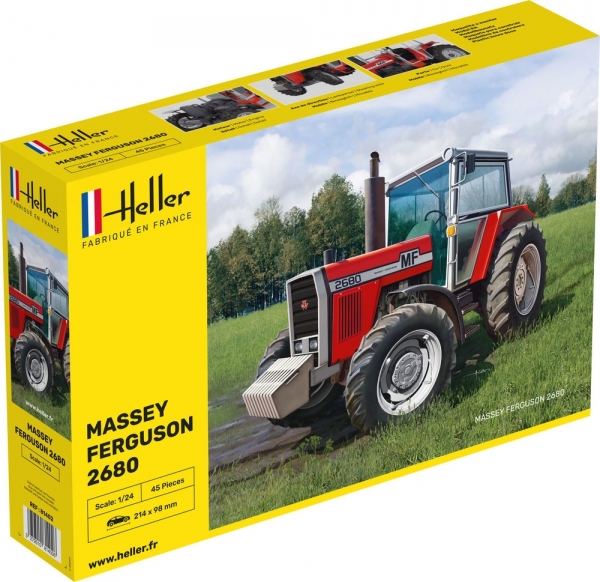 Heller 81402 Traktor Massey Ferguson 2680 - 1:24