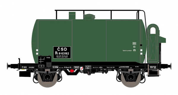 Exact-Train EX20624 Wagon cysterna 30m3 Uerdinger, Rt 8-63162, ČSD, Ep. III