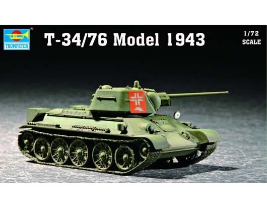 Trumpeter 07208 Czołg T-34/76 Model 1943 - 1:72