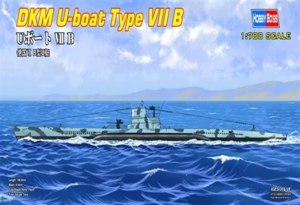 HOBBY BOSS 87008 U-boat type VIIB - 1:700